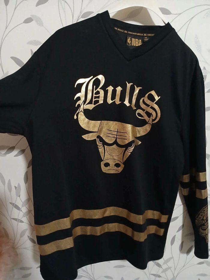 🍍 Tee-shirt ML garçon NBA taille XS oversize - photo numéro 2