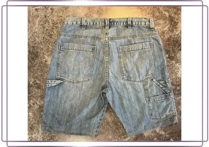 Short jean carpenter homme Old Navy 36x30 Pantaloncini carpentiere uomo Zimmermannsshorts Herren - photo numéro 2