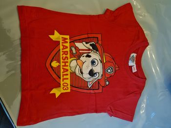 Tee-shirt pat  patrouille 2 ans