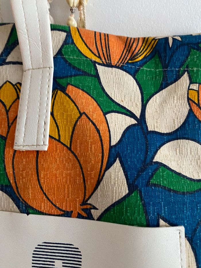 Sac Cabas Vintage à fleur 🌷 - photo numéro 8