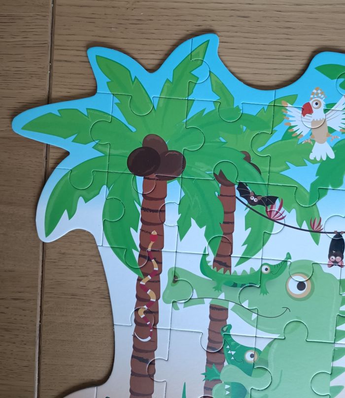 Puzzle contour Scratch "Maman crocodile et ses bébés" 3 ans + - photo numéro 8