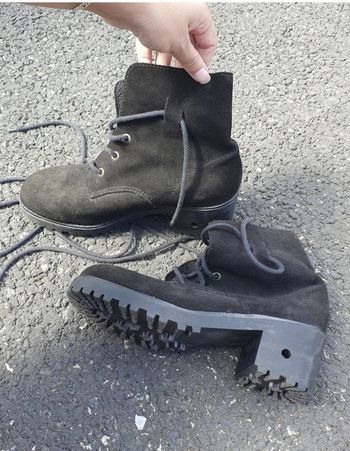 Bottines à talons noires 39