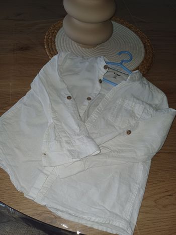 Chemise en lin blanc