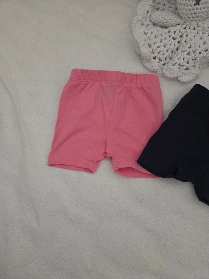 Lot 2 shorts 3 mois fille - photo numéro 2