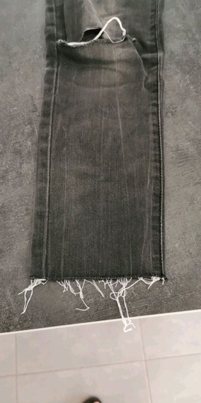 Jeans noir délavé - photo numéro 2