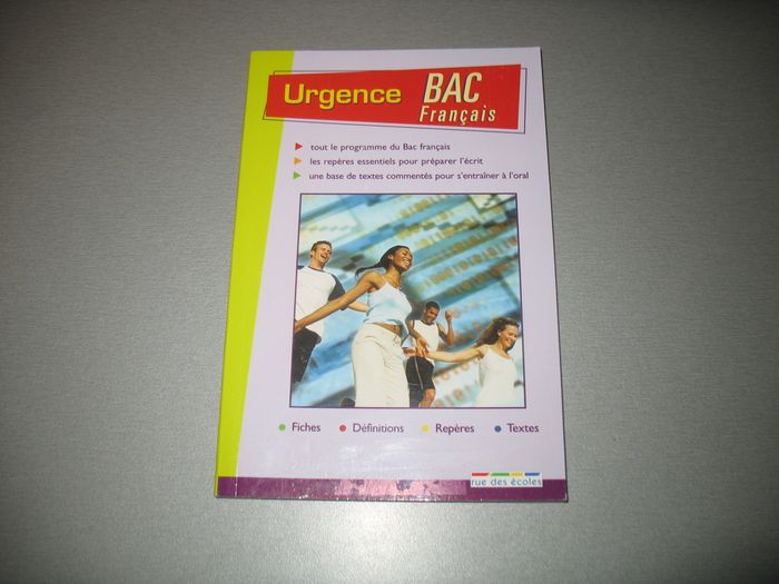 LIVRE : URGENCE BAC FRANÇAIS "RUE DES ÉCOLES" - n°63