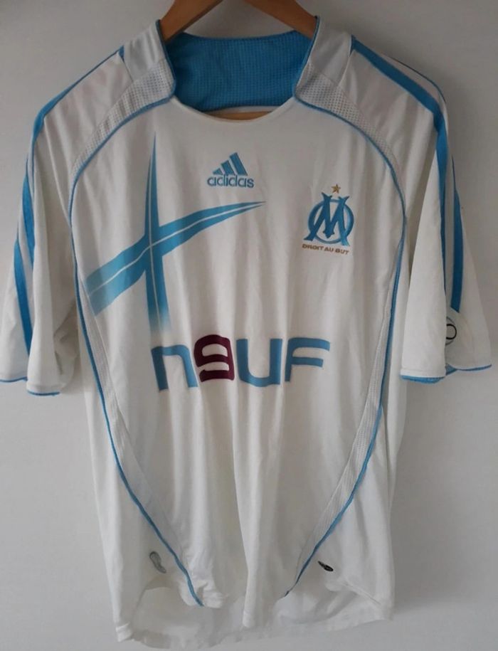 Maillot OM Authentique Adidas Comme Neuf Taille L🌿🛍 - photo numéro 8