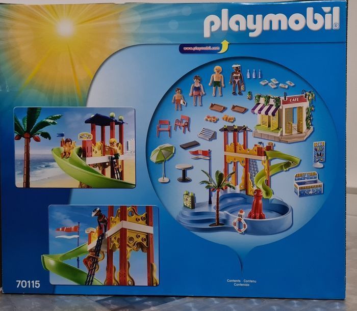 Playmobil Family Fun 70115 Parc Aquatique. Playmobil Beebs