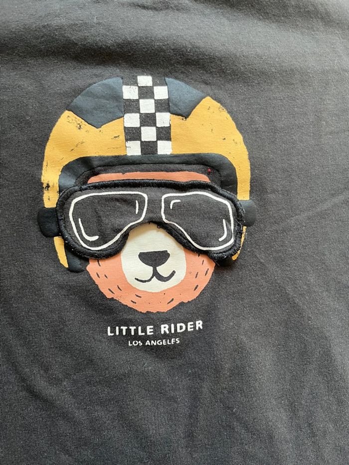 T-shirt manches courtes motard Mango - taille 3 ans (36 mois) - photo numéro 2