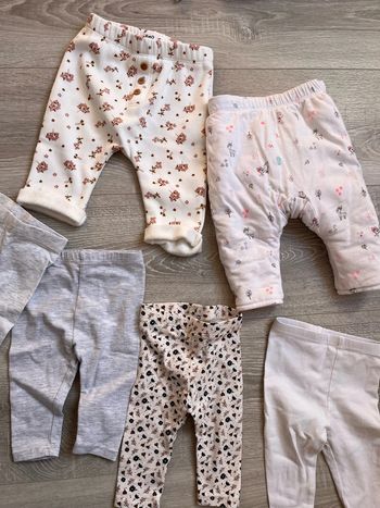 Lot 6 pantalons /leggings 3 mois