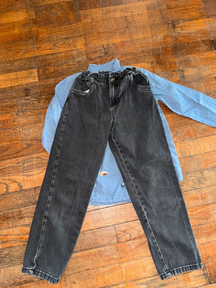 Chemise et jeans Monoprix 10 ans - photo numéro 3