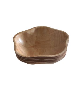Lot de 5 coupelles en bambou