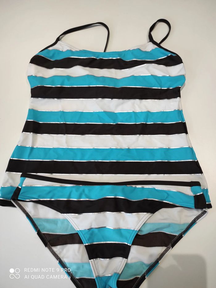 maillot de bain 2 pieces esprit t42 neuf