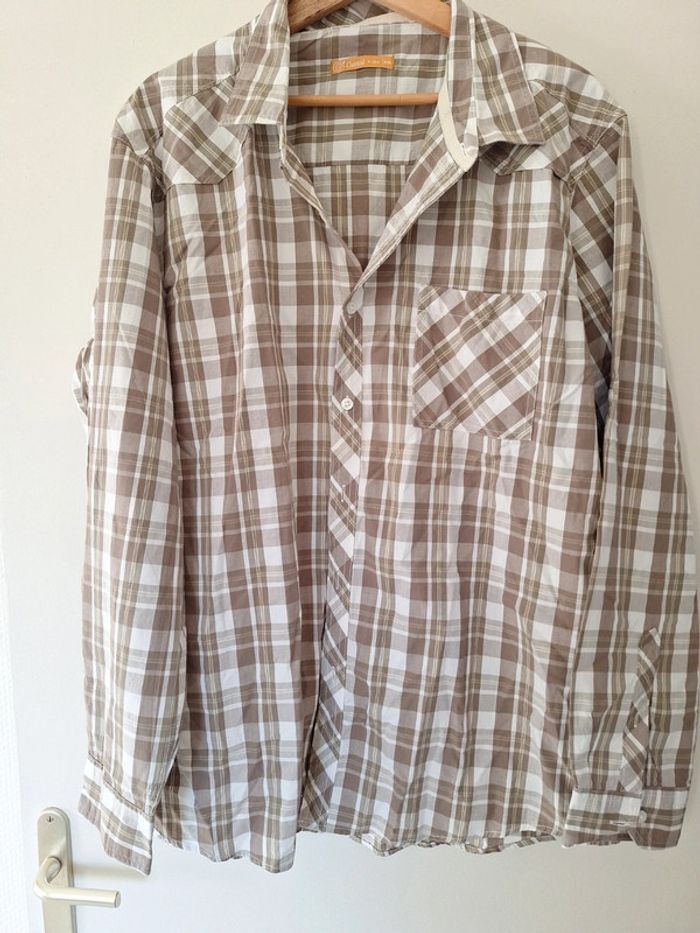 Chemise à carreaux gemo t44 #HGT-002