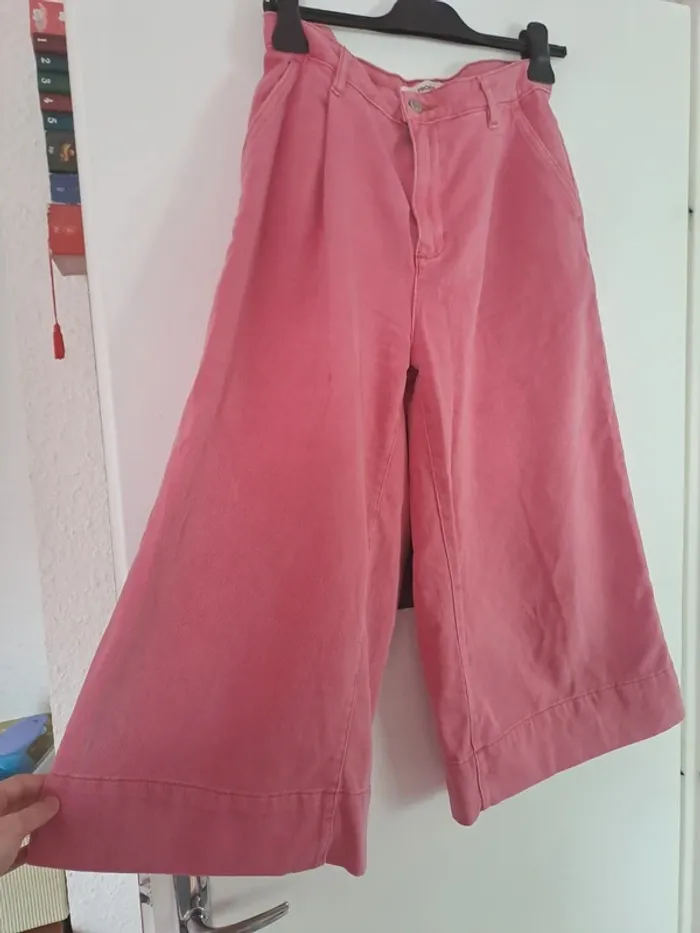 Jupe culotte promod rose 36 - photo numéro 2