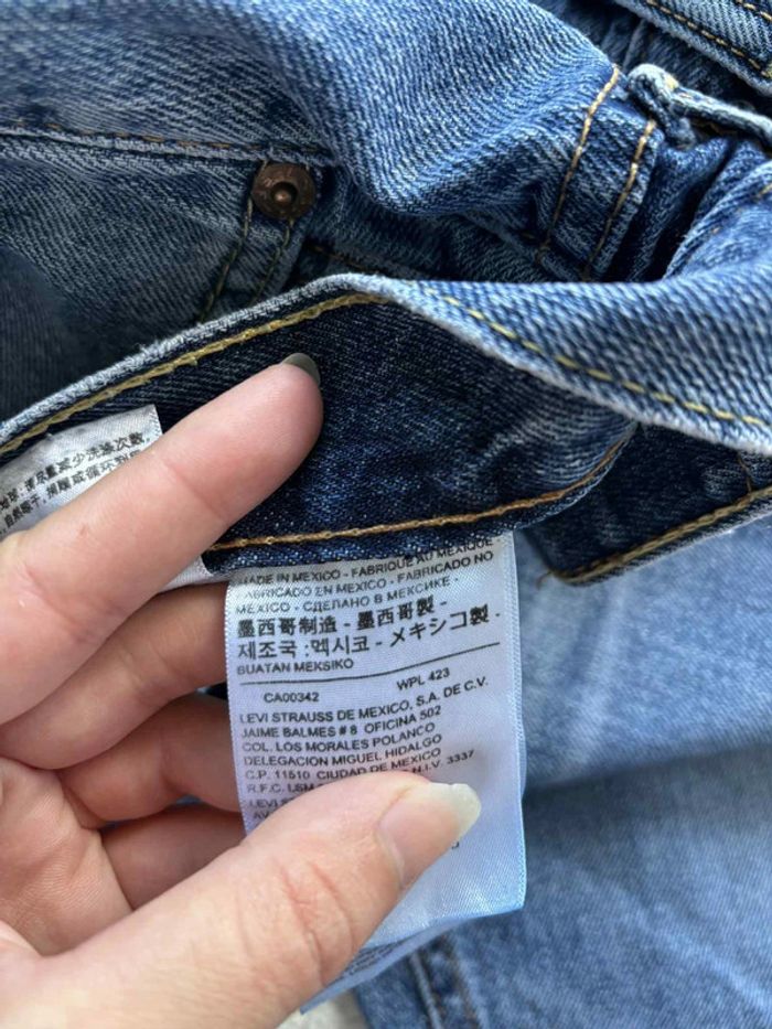 Levi’s 541 W32 (L/42) L30 Jean Athletic Fit slim taper bleu clair délavé fuselé 00s y2k vintage - photo numéro 8