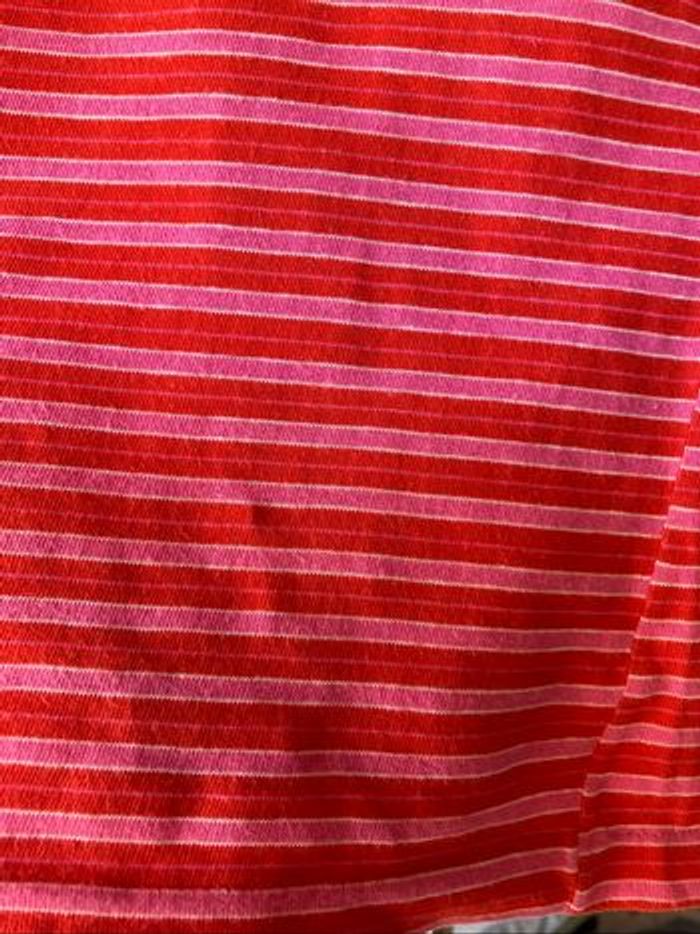 T-chirt rose et rouge à rayures Kenzo T.S - photo numéro 4