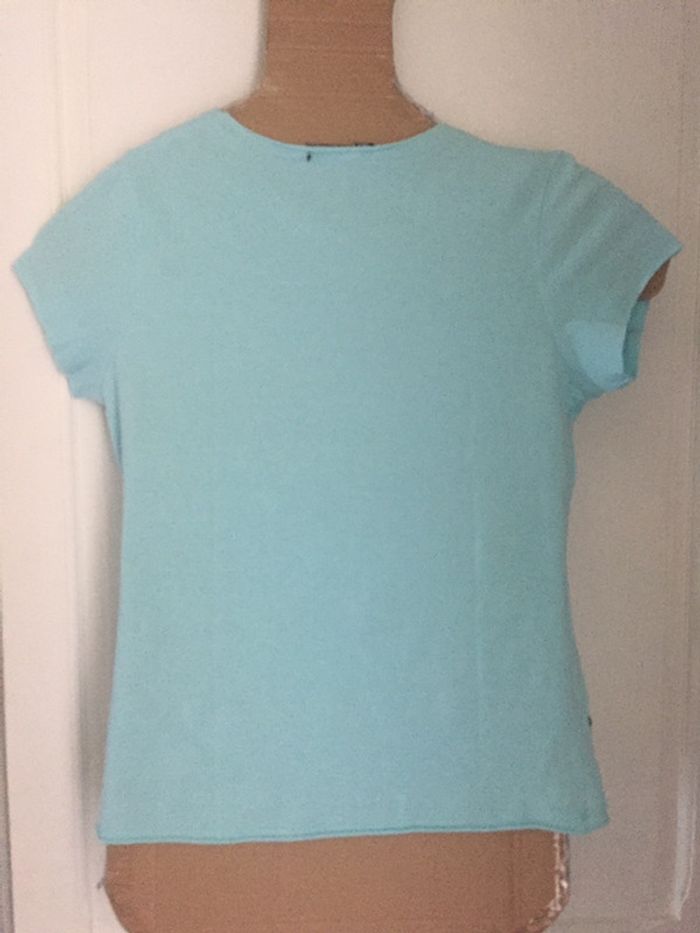 464-Tee-shirt turquoise T3 38/40 - photo numéro 2