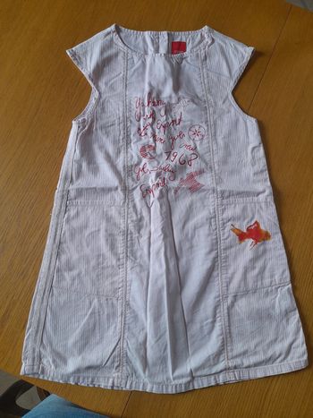 Robe Esprit 8 ans rose pâle