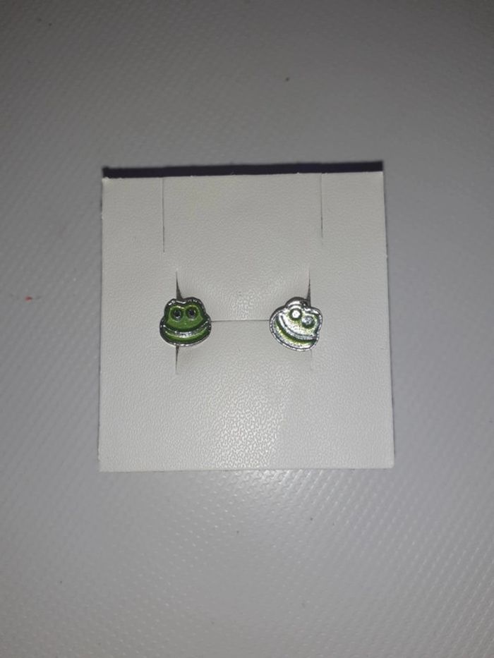 Boucles d'oreilles grenouille fantaisie