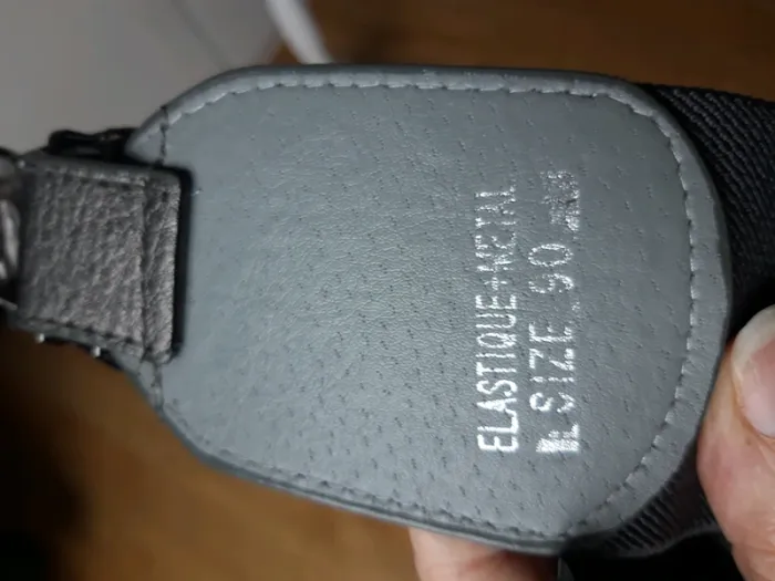 Grosse ceinture élastique grise taille 90 - photo numéro 5