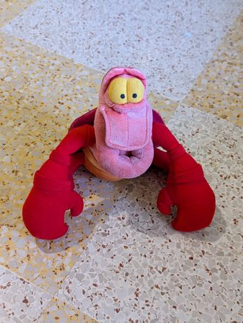 Peluche Sébastien Ariel la petite sirène disney