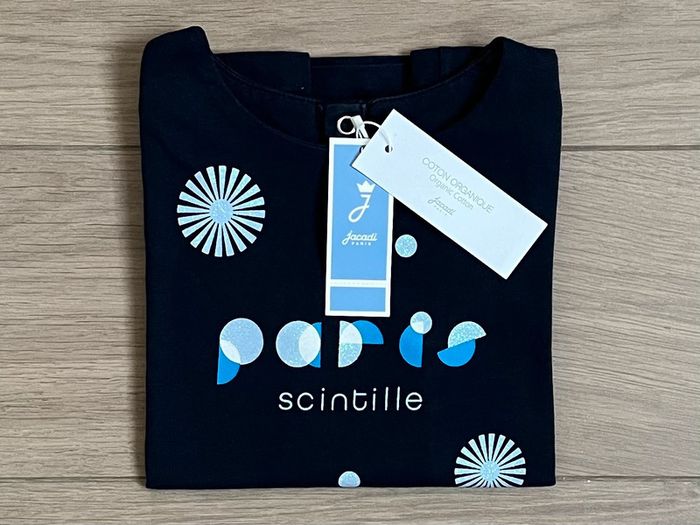 T-shirt en coton organique à paillettes Jacadi T-5 ans