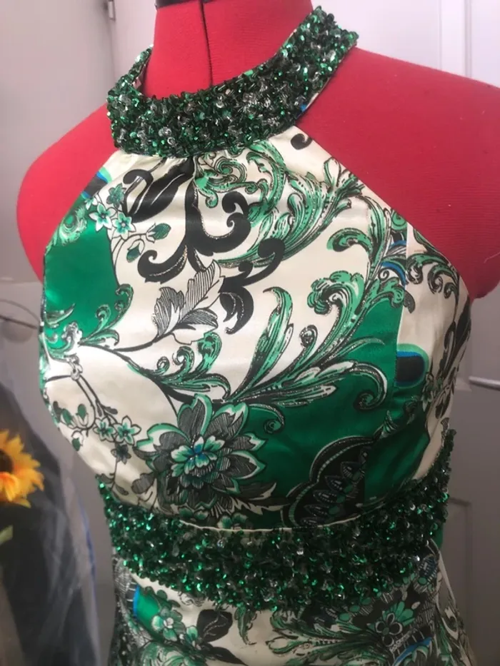 Robe de soirée + boléro T36/38 femme 👗 - photo numéro 3