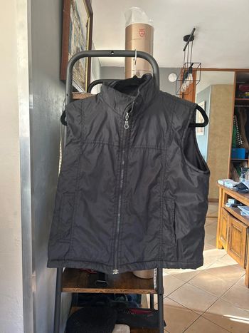 Gilet matelassé sans manches noir