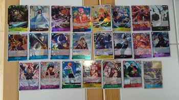 Lot Card Game One Piece Japonaise carte holo prism