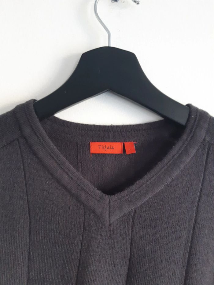 Pull gris Tissaia L - photo numéro 5