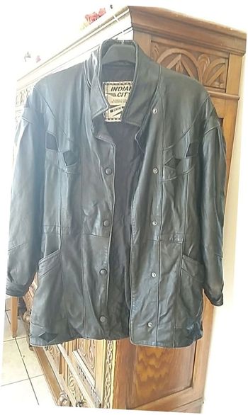 Manteau en cuir homme  taille M