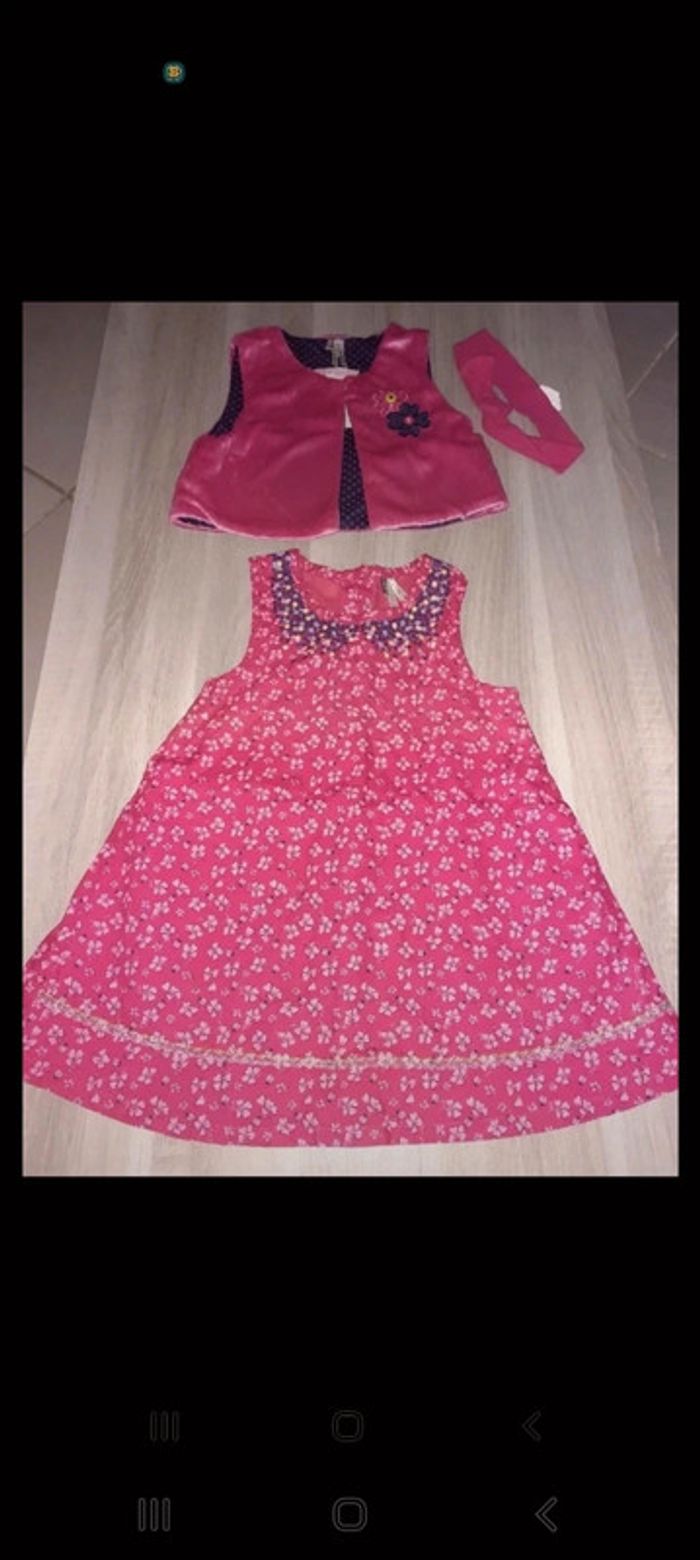 Robe + gilet 6 mois orchestra