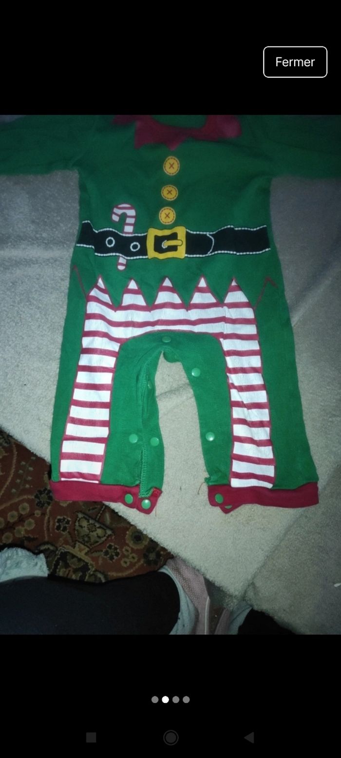 Pyjama bébé noël e18 - photo numéro 2