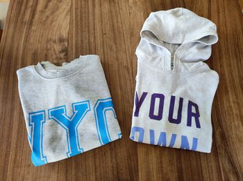 Lot de 2 sweats taille M