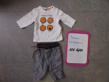 ensemble orchestra taille 3 mois