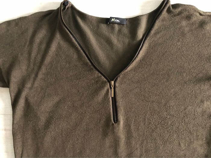 AN110- Pull kaki « mim » T XL (42/44) - photo numéro 6