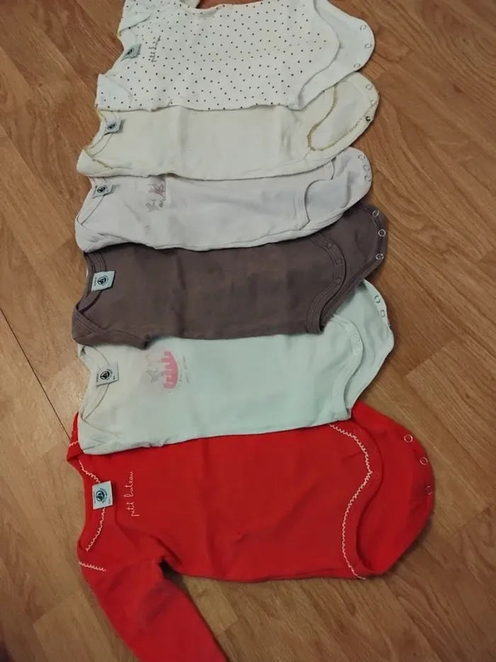 Petit bateau bodies manches longues fille 3mois - photo numéro 8