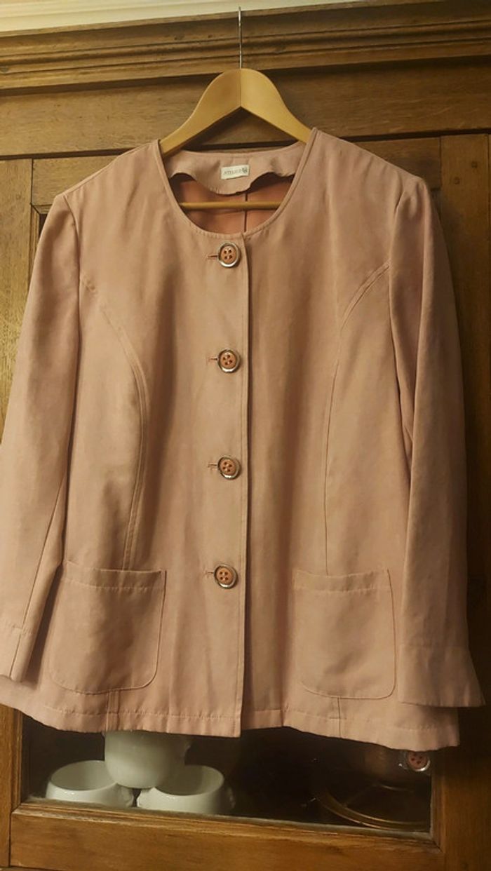 Veste légère rose Atelier G/S  Fr 48 - photo numéro 5