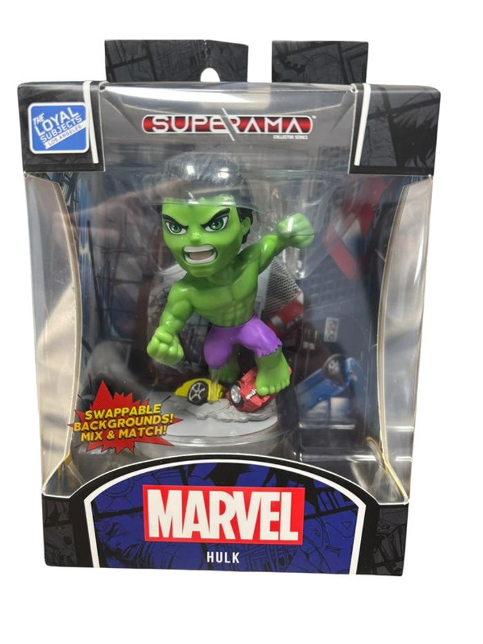 Figurine diorama Marvel Superama Hulk The Loyal Subjects neuf