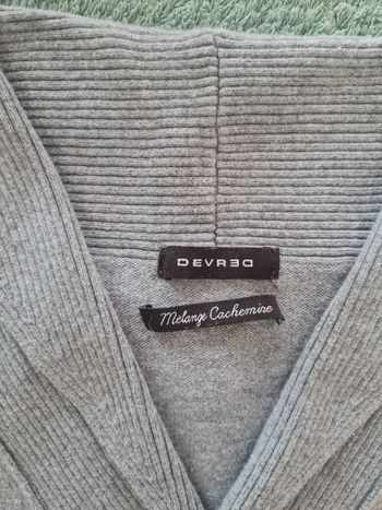 Pullover gris Devred taille M mélangé cachemire
