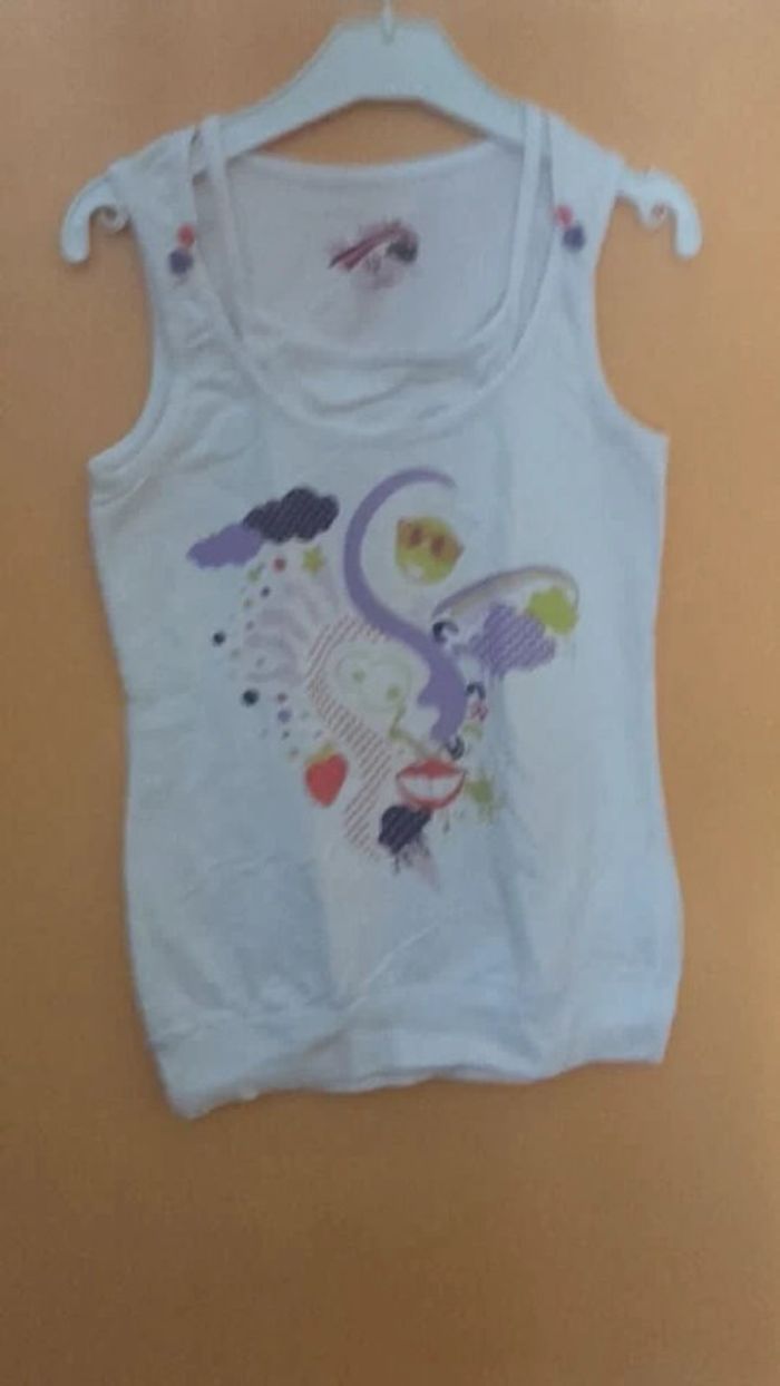 Débardeur effet de superposition