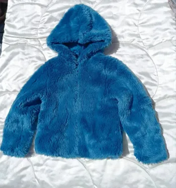 Veste à capuche toute douce polaire bleu marine 3 ans 98 cm Okaïdi