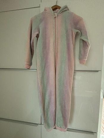 Combinaison toute douce licorne 8 ans