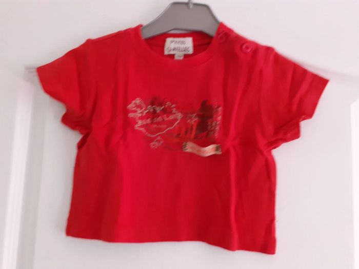 Ensemble Tee-shirt, pantalon, chemise garçon 12 mois - photo numéro 4