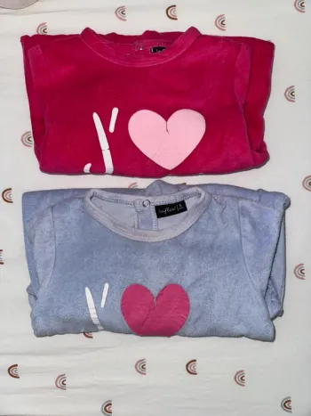 Pyjama j’aime Maman et Papa