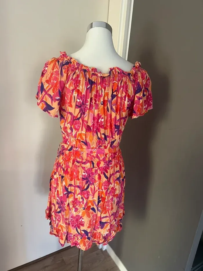 Opullence robe été courte imprimée multicolore taille 38 /M - photo numéro 5