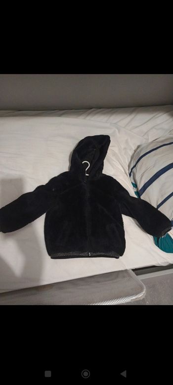 Manteau fille noir