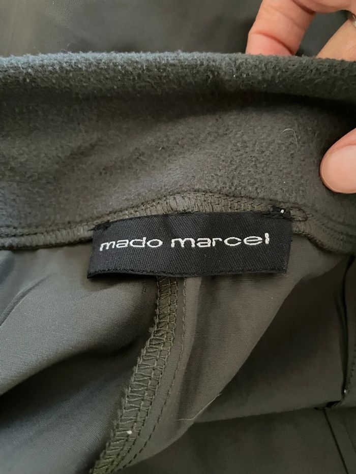 Pantacourt kaki satiné taille haute poche côté Mado Marcel taille 38 - photo numéro 7
