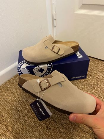 Birkenstock Boston taille 37 beige claire